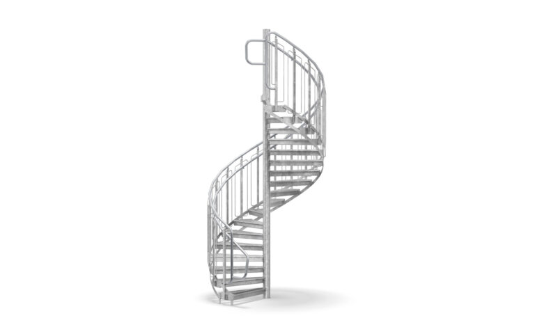 Spiraltrapp Rekkverk Bøyle