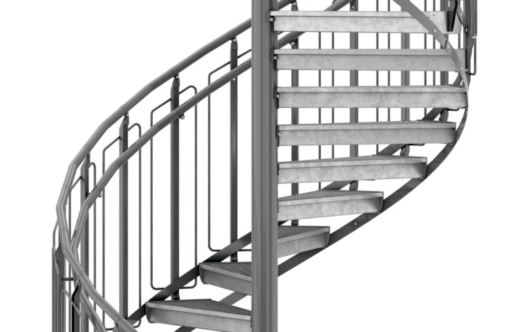 Spiraltrapp Rekkverk Bøyle