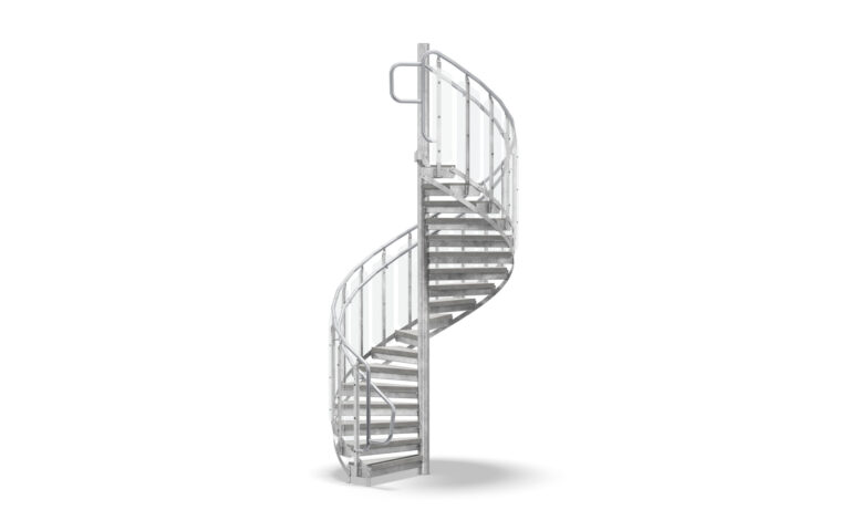 Spiraltrapp Rekkverk Glass