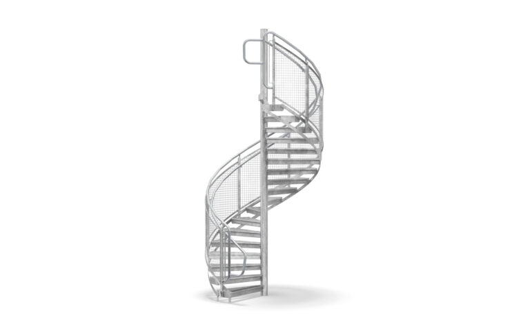 Spiraltrapp Rekkverk Nett