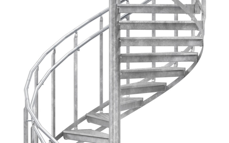 Spiraltrapp Rekkverk Standard