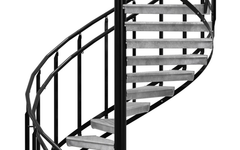 Spiraltrapp Rekkverk Standard