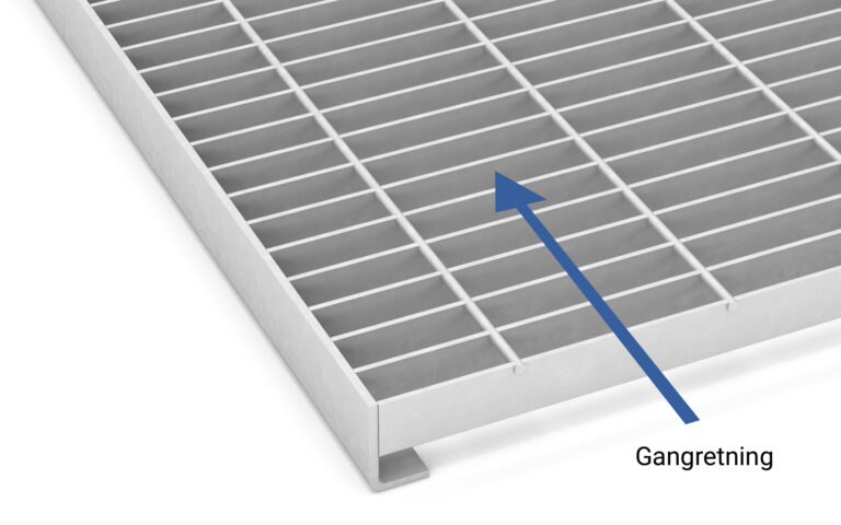 Entrérist L-profil og innstøpningsramme