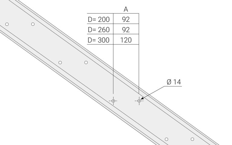 Vangestykke, anbefalte mål, Lettrist